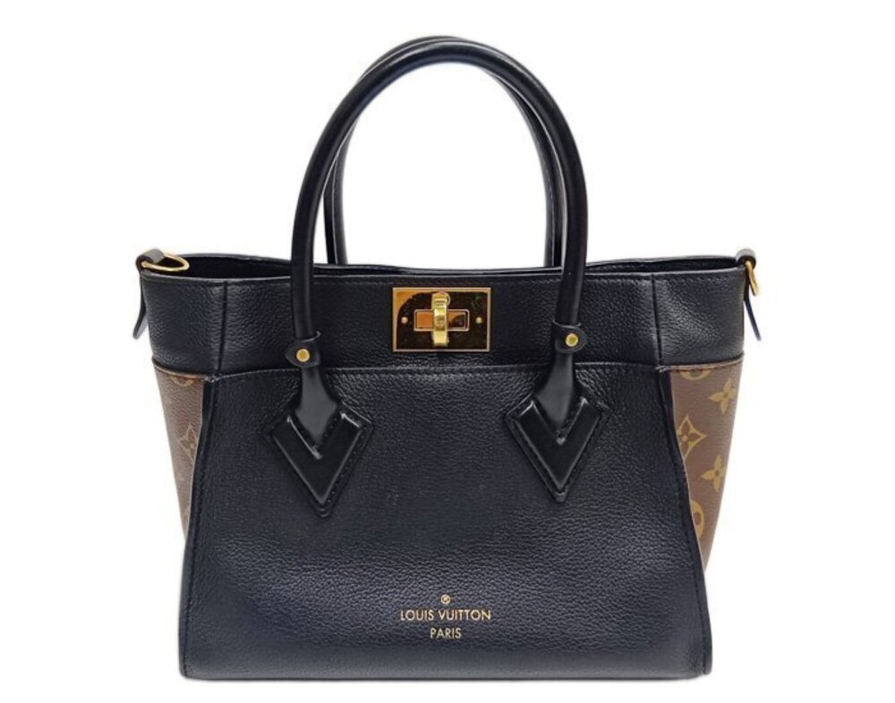 Louis Vuitton On My Side Monogram Hand Shoulder Bag Black Tested